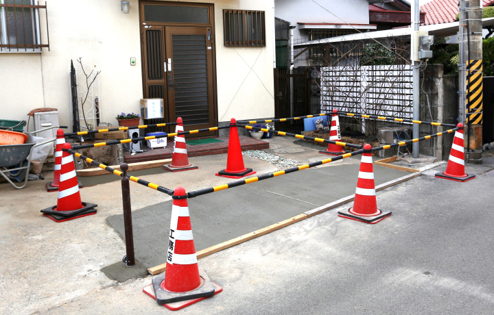 駐車場の補修・リニューアルの施工イメージ